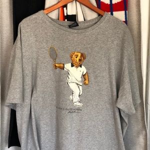 Vintage 90’s Polo Bear Tennis Bear XL T-Shirt
